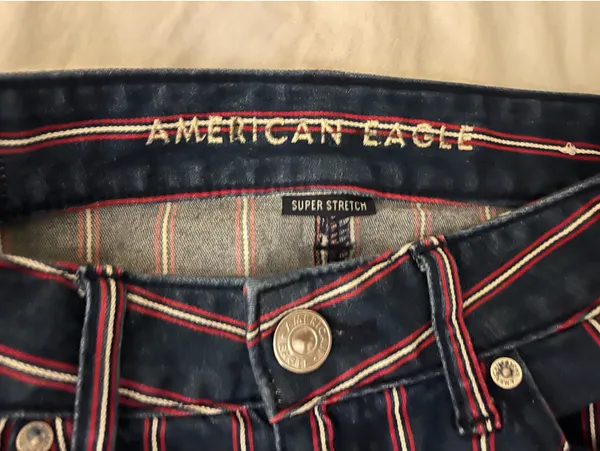 American Eagle High-Rise Mini Skirt Denim - Image 2