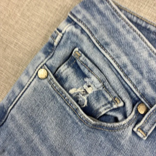 Paige Skyline Skinny Jeans Womens 27 Light Wash Blue Mid Rise Stretch Denim - Image 9