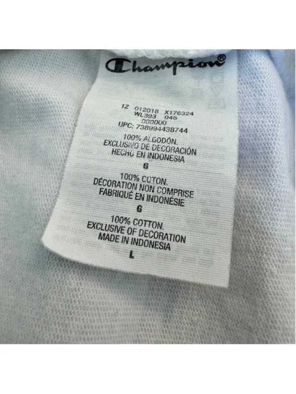 Champion Heritage White Crop T-Shirt Large - Image 7