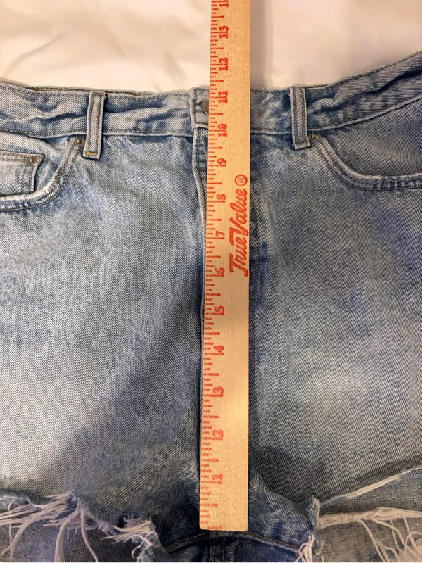 Lovers and Friends Jack High Rise Cut Off Denim Shorts 30 - Image 6
