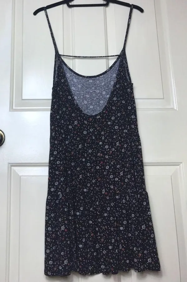 Brandy Melville Black Floral Dress - Image 2