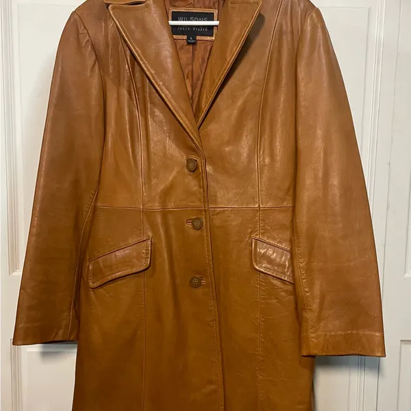 Wilsons Leather Women's Brown Leather‎ Jacket - Image 7