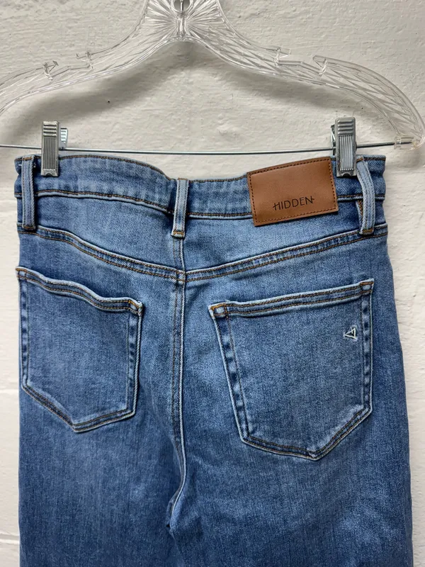 Buckle Hidden Jeans Ella High Rise Classic Straight Jeans - Image 5
