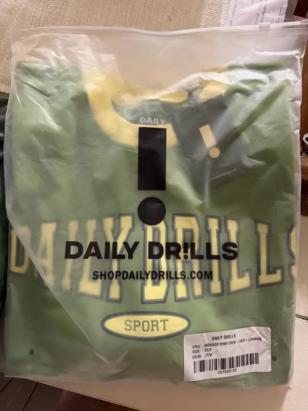 Oversized Sport Crew Daily Drills - Image 5