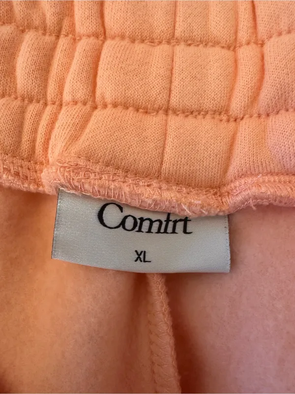 Comfrt Pastel Collection Sweatpants XL Oversize Fit Cuffed Creamsicle - Image 4