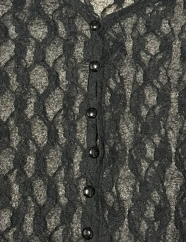 Black Sheer Long Sleeve - Image 2