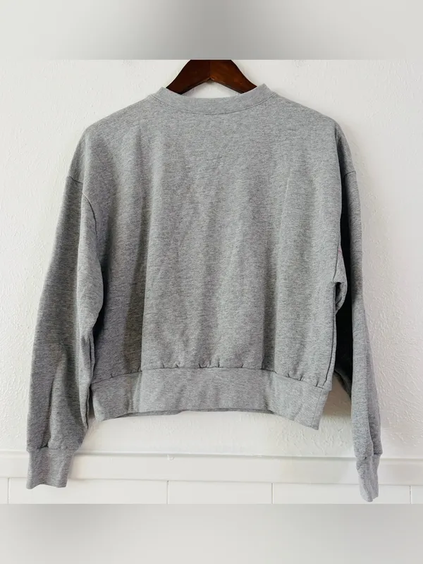 ModernLux Golden State California Bear Graphic Sweatshirt Gray XXS NWT - Image 3