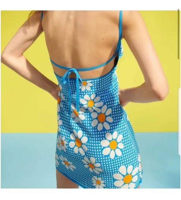 ZARA Knit Mini Dress - Image 3