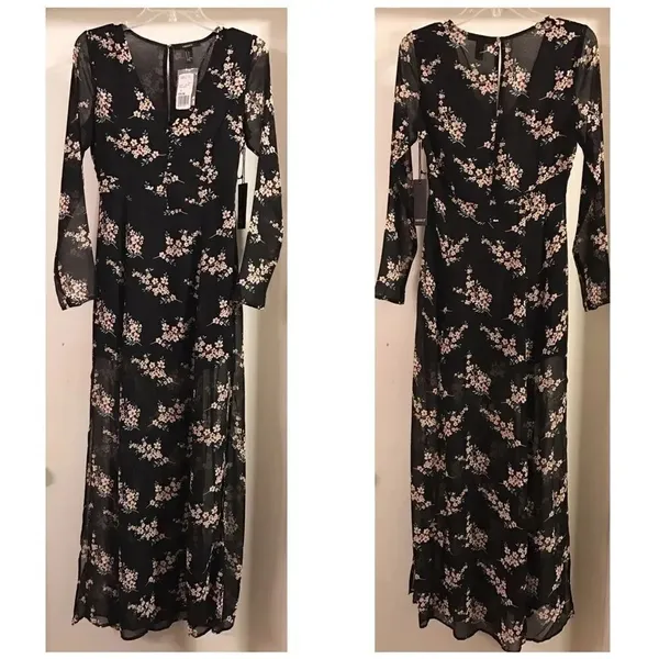 ✨HP 12-11-16✨M-Slit Floral Maxi Dress✨ - Image 4