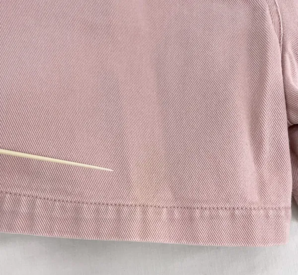 Gloria Vanderbilt Vintage Baby Pink Pastel High Rise Jean Shorts Retro Denim 12 - Image 10