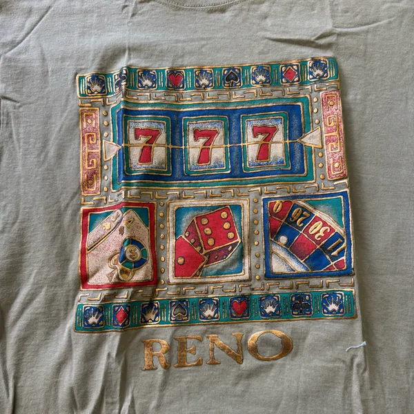 Vintage Soffe’s Reno Nevada Casino Graphic Tee - Image 2