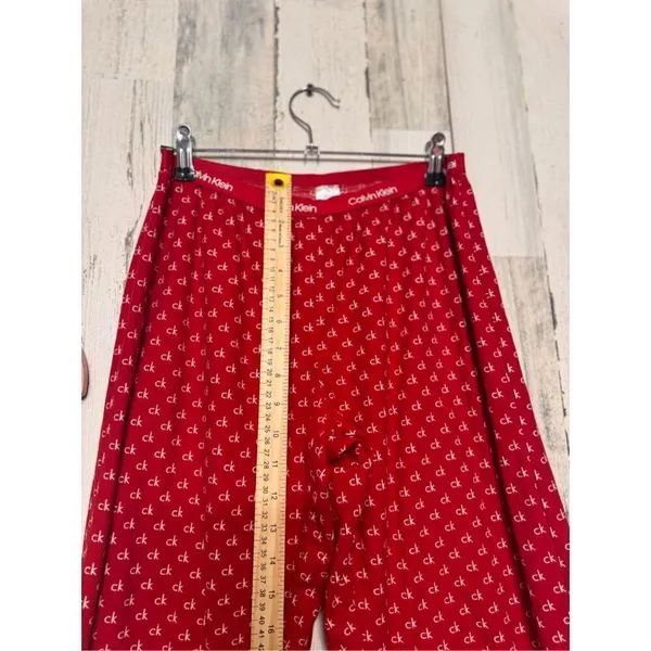Calvin Klein red pajama pants size small - Image 5
