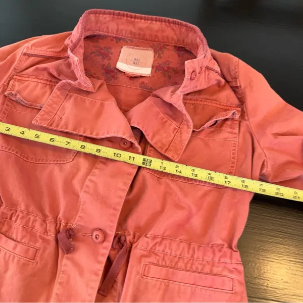 Anthropologie Hei Hei Coral‎ Button-Up Jacket - Image 5