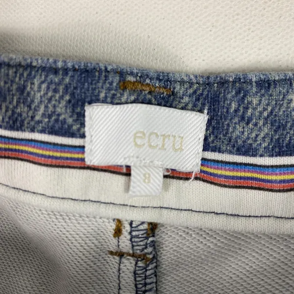 Ecru‎ Jeans Womens 8 Blue High Rise Wide Leg Denim Pants Style 1439 Casual - Image 7