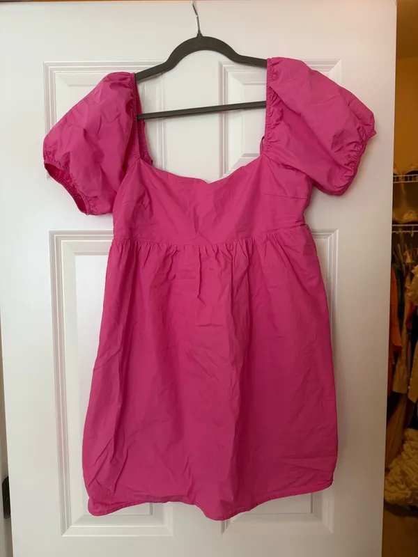 Pink babydoll dress Size M - Image 2