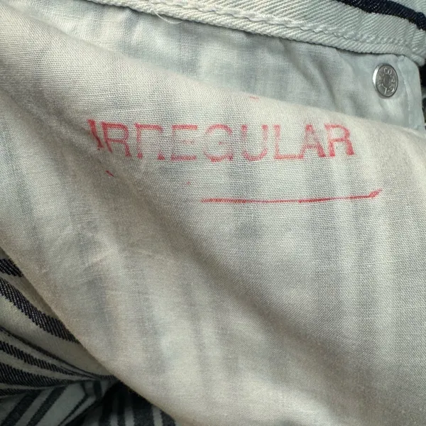 Levi’s Navy White Striped Jeans Straight Leg 30 NWT Coastal Summer - Image 6