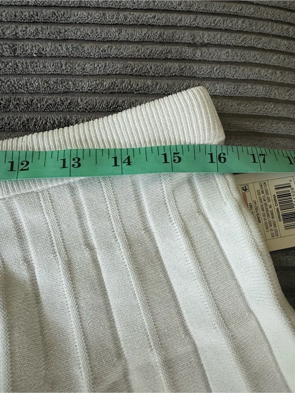 NWT Women’s XL White Pleated Skirt A New Day - Image 4