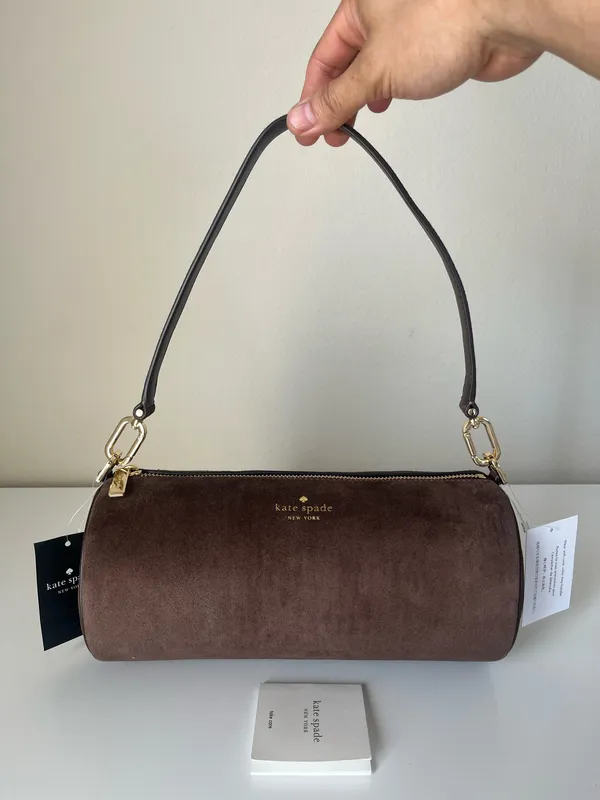 Kate Spade Roulette Suede Medium Shoulder Bag - Image 2