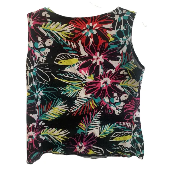 Berek brand multicolor floral sleeveless top Ladies Size Medium - Image 2