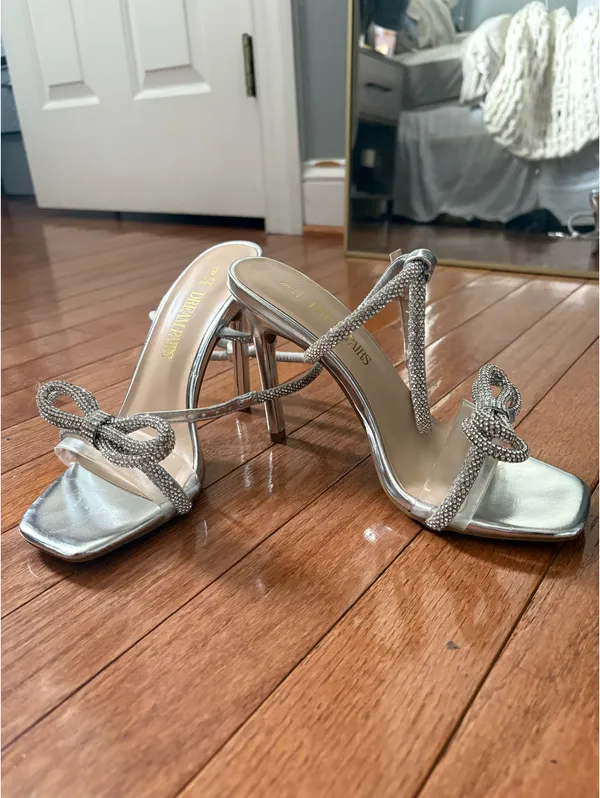 Silver Bow Heels Amazon - Image 2