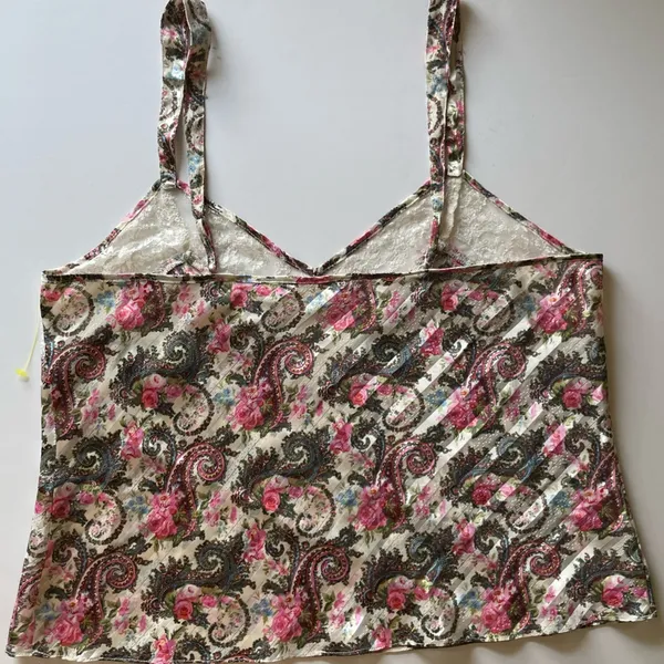 Vintage Y2K Victoria’s Secret Paisley Cami Top Women’s Size Large A11 - Image 8