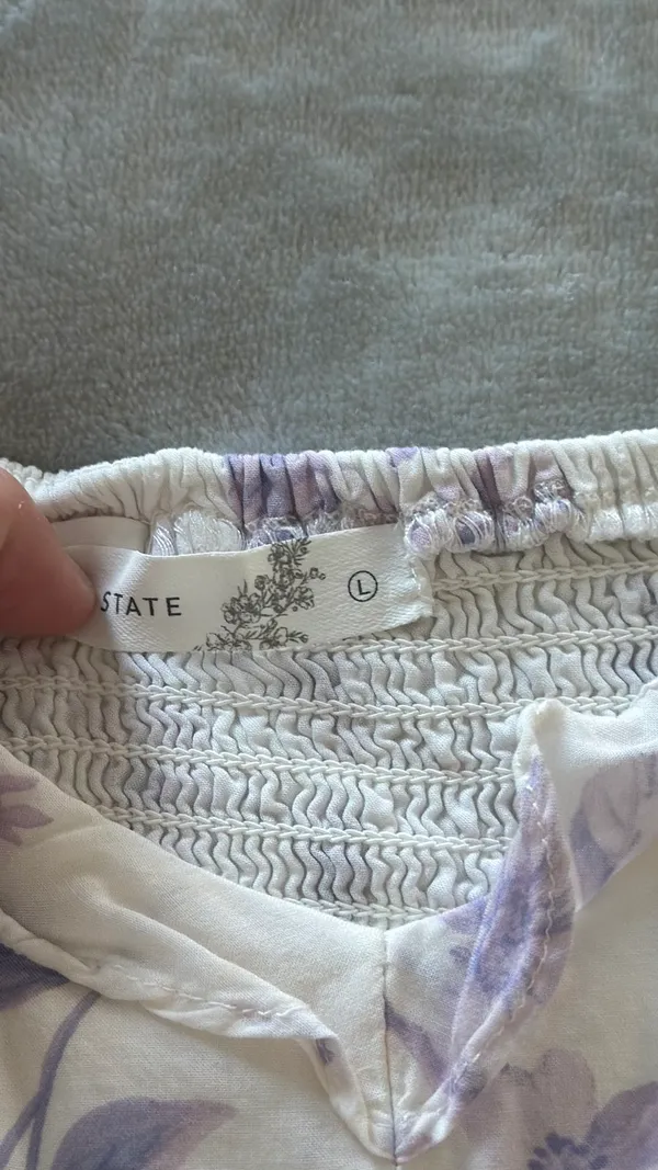 Altar'd State purple floral patchwork dress - Image 2