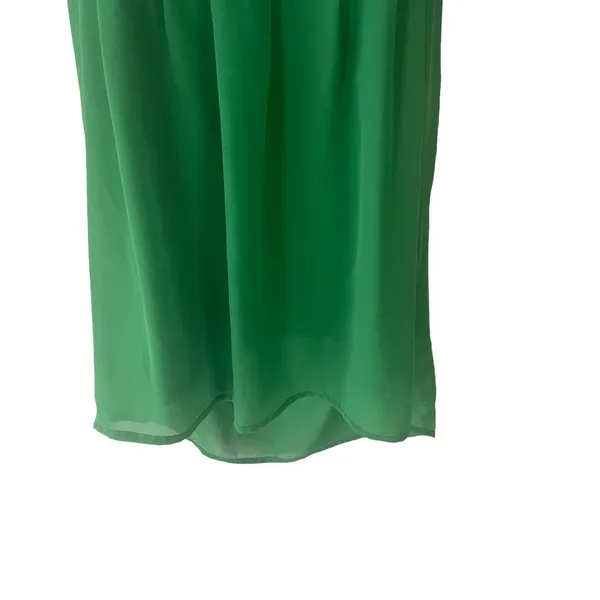 Honey Punch Size Small Green Chiffon Blouse‎ - Image 3