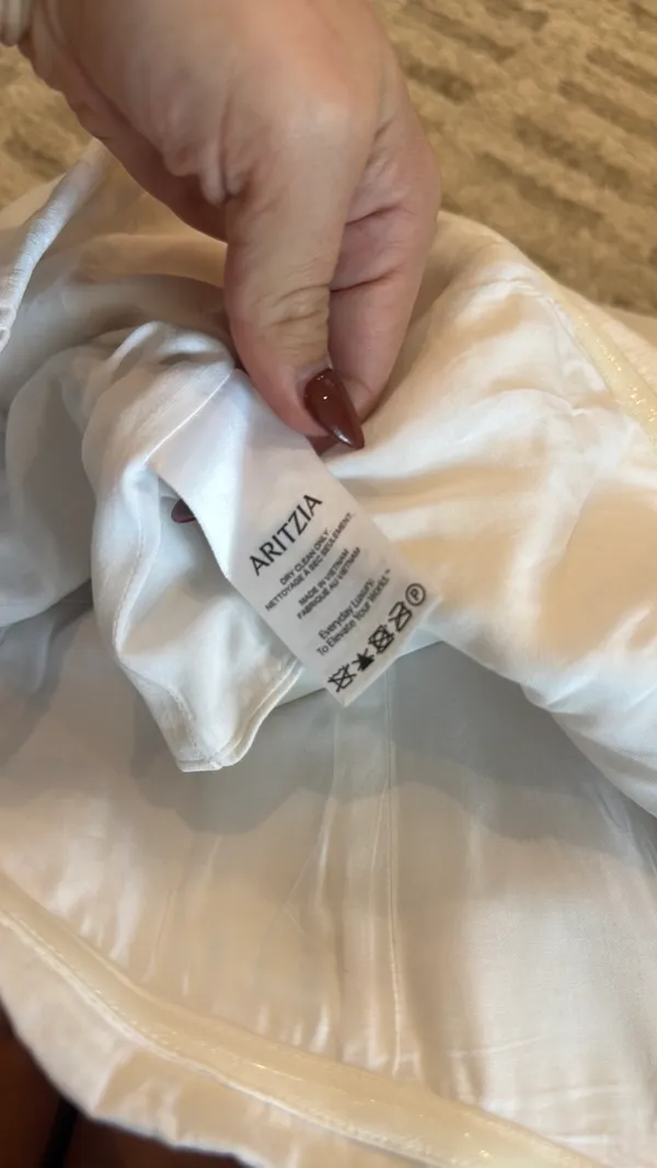Aritzia White Strapless Top - Image 5