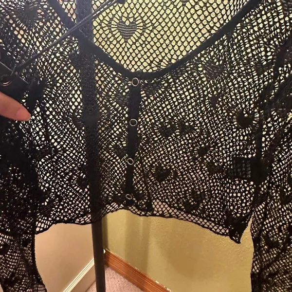 Domitilla I.AM.GIA Black Crochet Top - Image 6