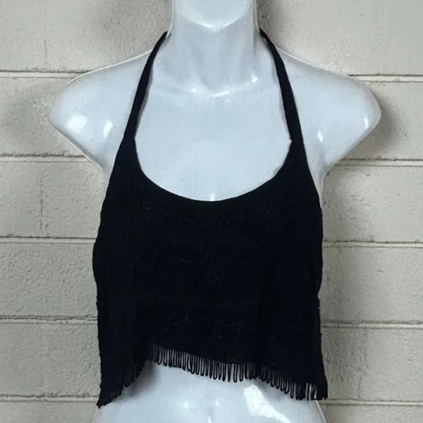 Halter Embroidered Black one size Size undefined - Image 5