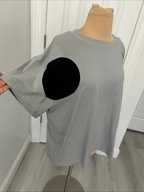 Alembika Urban Boxy Tee Moon Gray Size M - Image 8
