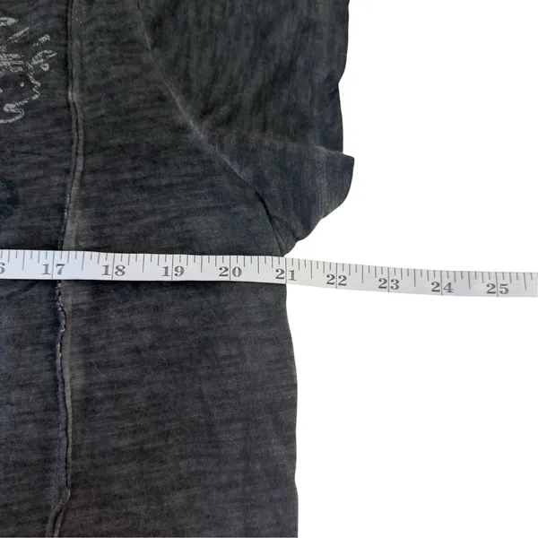 Harley Davidson Women's Size L Large Gray Grey Tee Slash Back Americana Moto - Image 7