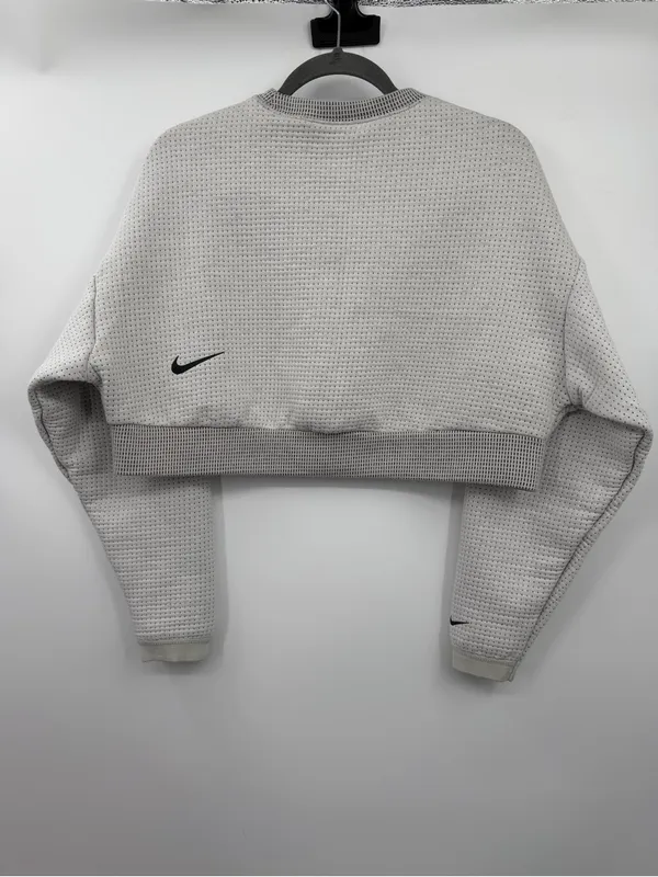 Nike Sportswear City Ready Tech Pack Cropped Sweatshirt Womens S CJ9475-072 - Image 4