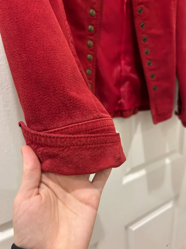 Red Leather Jacket - Image 4