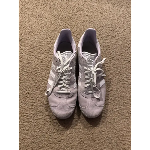 Adidas Gazelle Women's Size 11 Soft Pink/lavender - Image 6