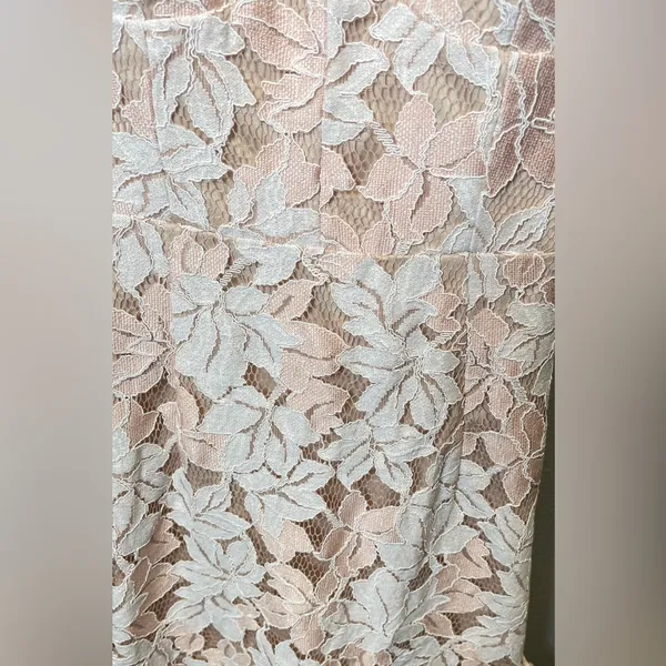 Selfie Leslie MAKE MEMORIES‎ MOLDED BUST LACE MINI DRESS WHITE/BEIGE Size XS - Image 5