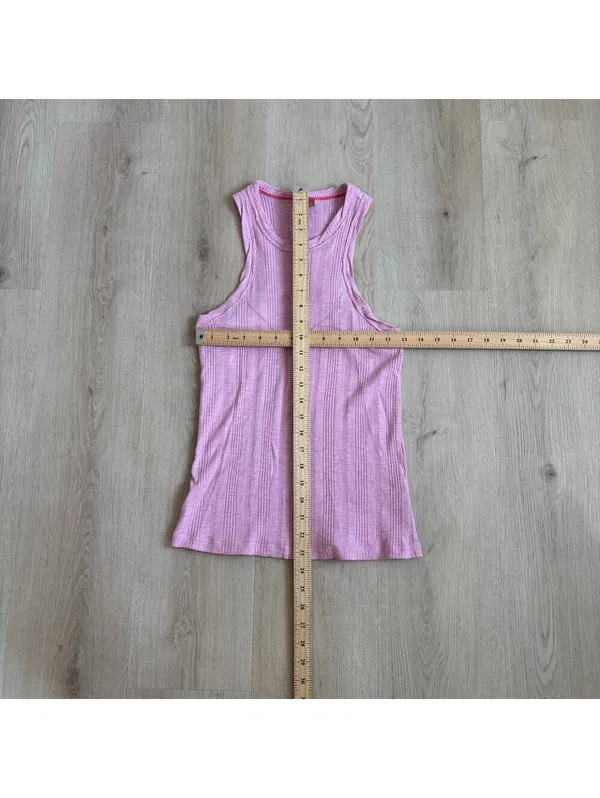 Anthropologie Pilcro NWOT Women's Pink Racer Tank Top Size S - Image 8
