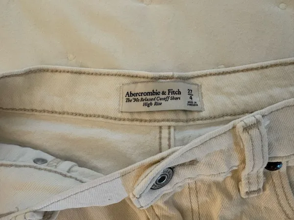 Abercrombie 90s High-Rise Cut-Off Shorts - Image 2