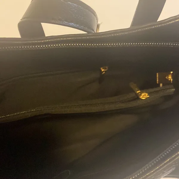 Crocodile embossed Bag set Black - Image 9