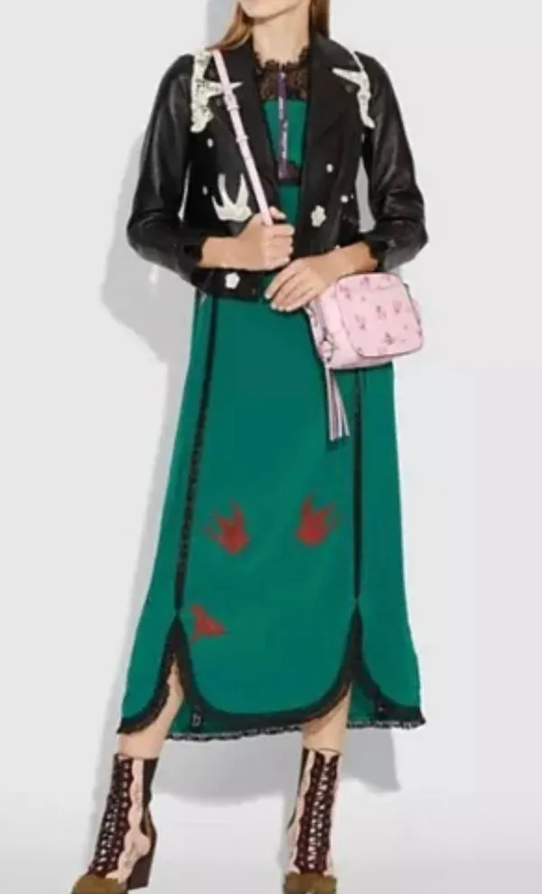 Coach Camera Bag With Floral Bow Print - Image 2
