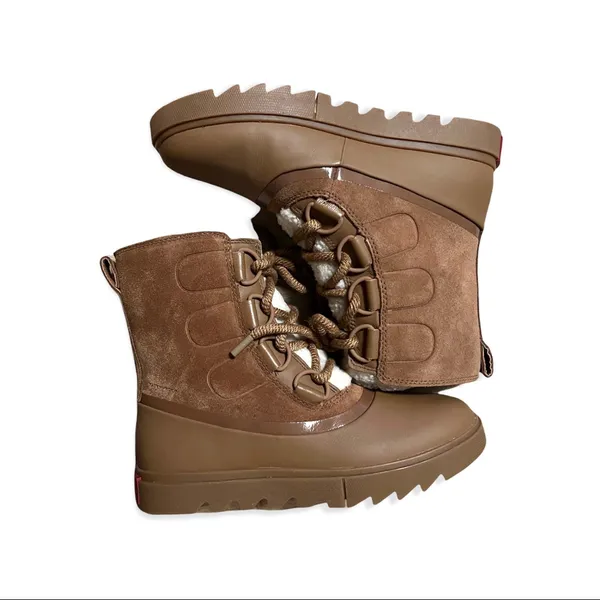 NWOB SOREL Joan of Arctic Next Lite Shearling-Trimmed Leather Boots - Image 5