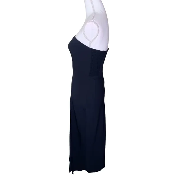 Amanda Uprichard Mandy Strapless Black Midi Dress Size S - Image 3