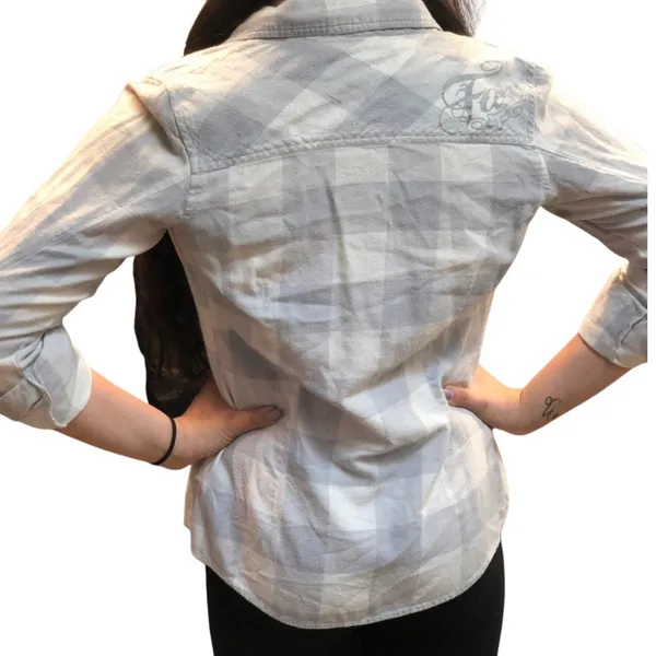 grey fox flannel Gray Size XS - Image 2