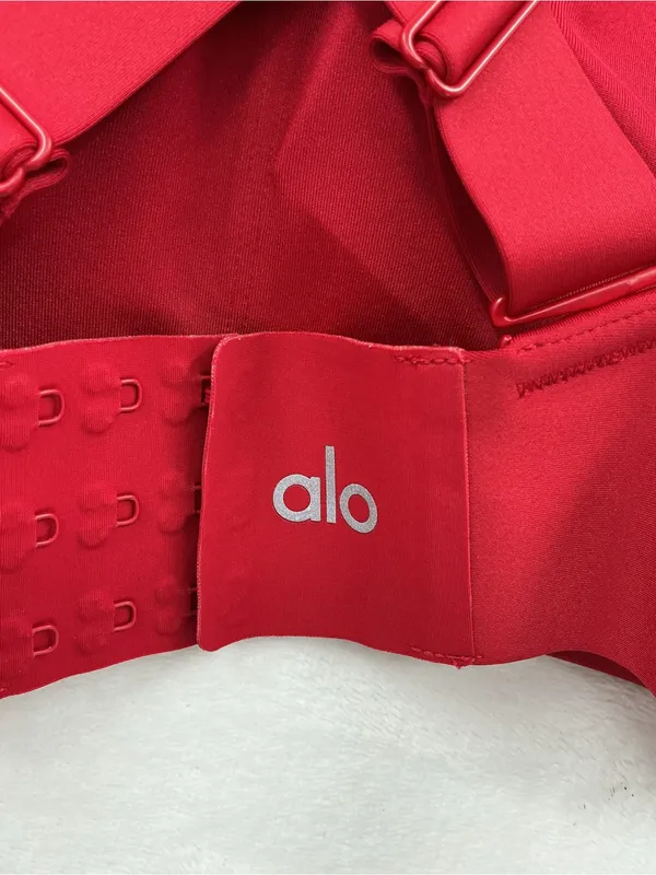 ALO Yoga Red Wireless Seamless Bra - Image 6