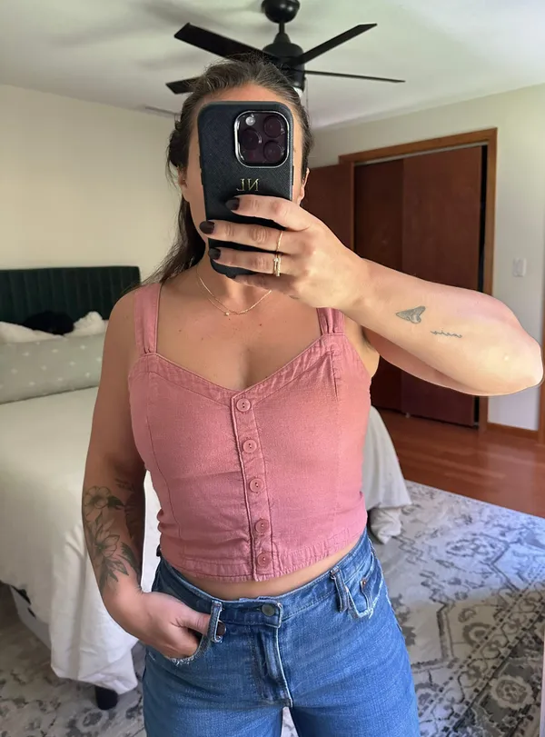 Abercrombie Crop Tank Top - Image 2