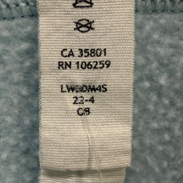Lululemon Scuba Oversized Half-Zip Hoodie Womens XS-S Powder Blue Fleece Casual - Image 14