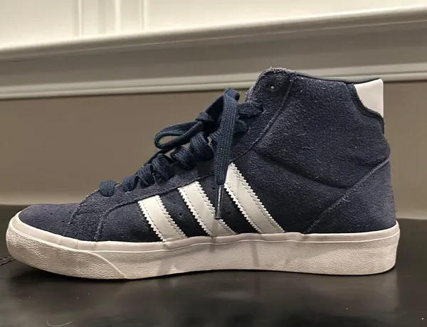 Adidas Navy Blue Hightops - Image 3