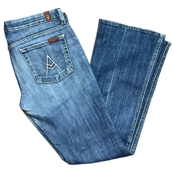 7 for All Mankind ‘A-Pocket’ low-rise Jeans Size 28 - Image 2
