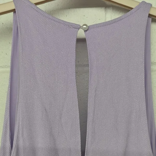 La Femme New Sz Xs 0/3 Ruffle Maxi long Dress Let Me Be forever that girl purple - Image 7
