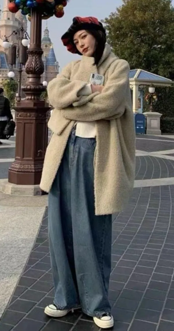Wool Coat Size M - Image 11